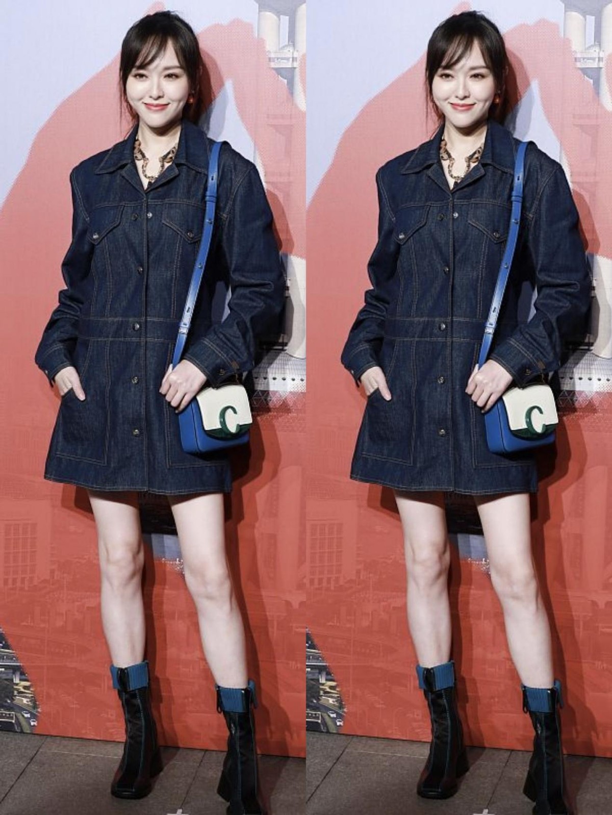 迪丽热巴|唐嫣穿着真低调，纯黑色的造型感觉很素淡，但也没被迪丽热巴抢镜