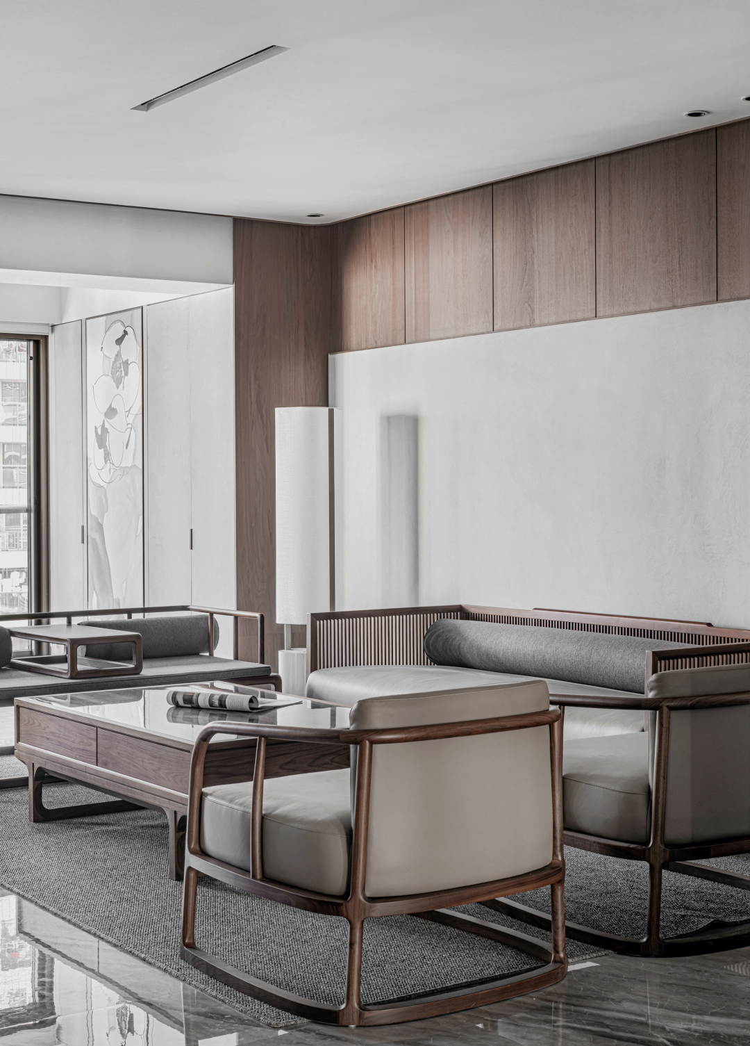 别墅装饰 | 新中式住宅,?方圆之间皆意蕴