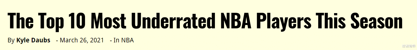 保罗|美媒评本赛季10大被低估球员：保罗甜瓜联手上榜，维金斯挺入前五