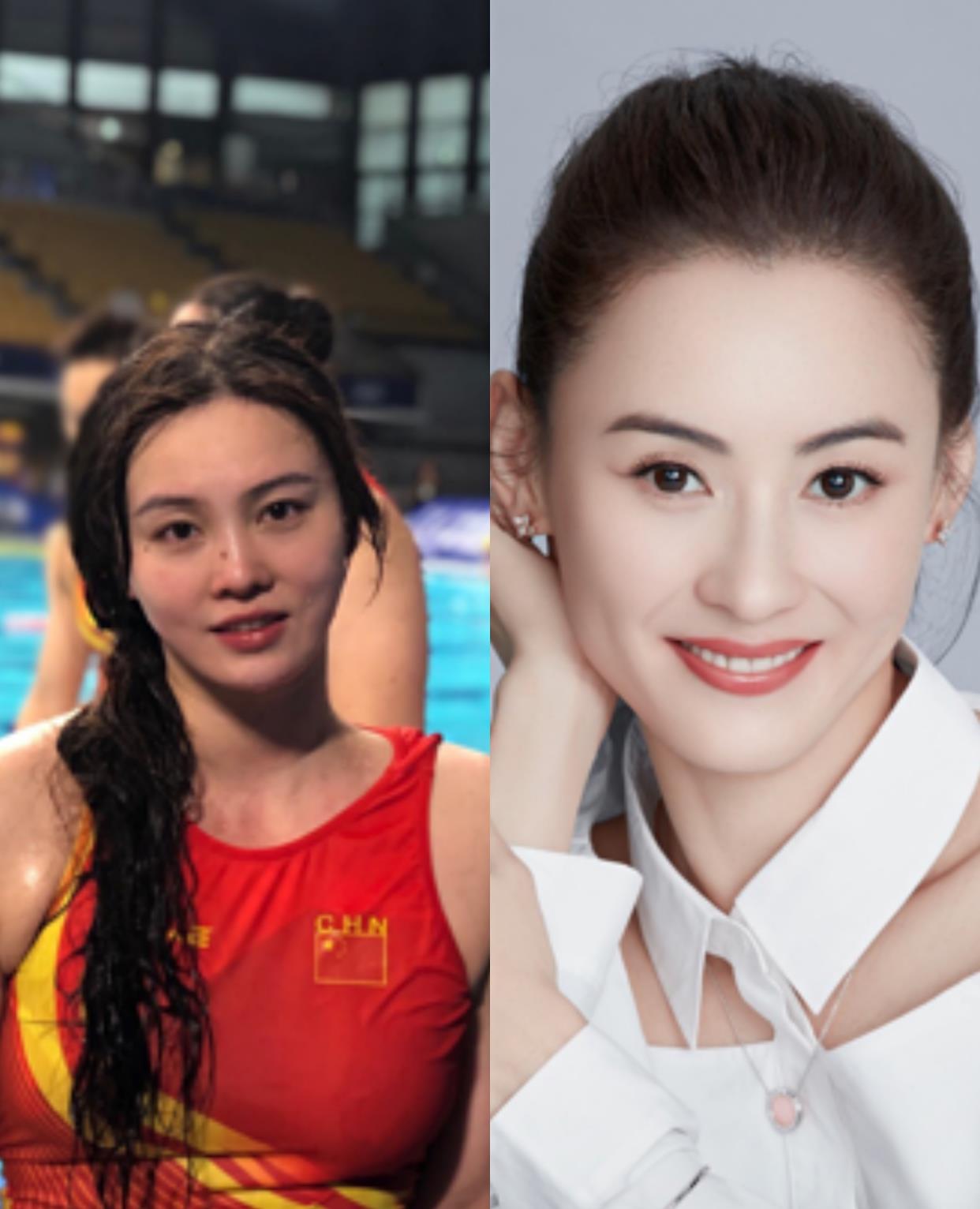 张柏芝|国家水球队女队长因颜值爆红!23岁素颜撞脸张柏芝,秒杀一众明星