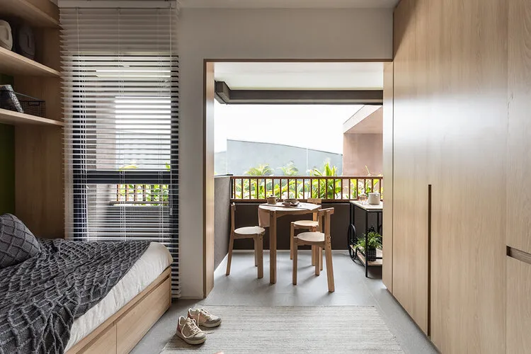 21㎡单身公寓，被嘲笑巴掌大，参观完羡慕了，处处都是设计亮点！