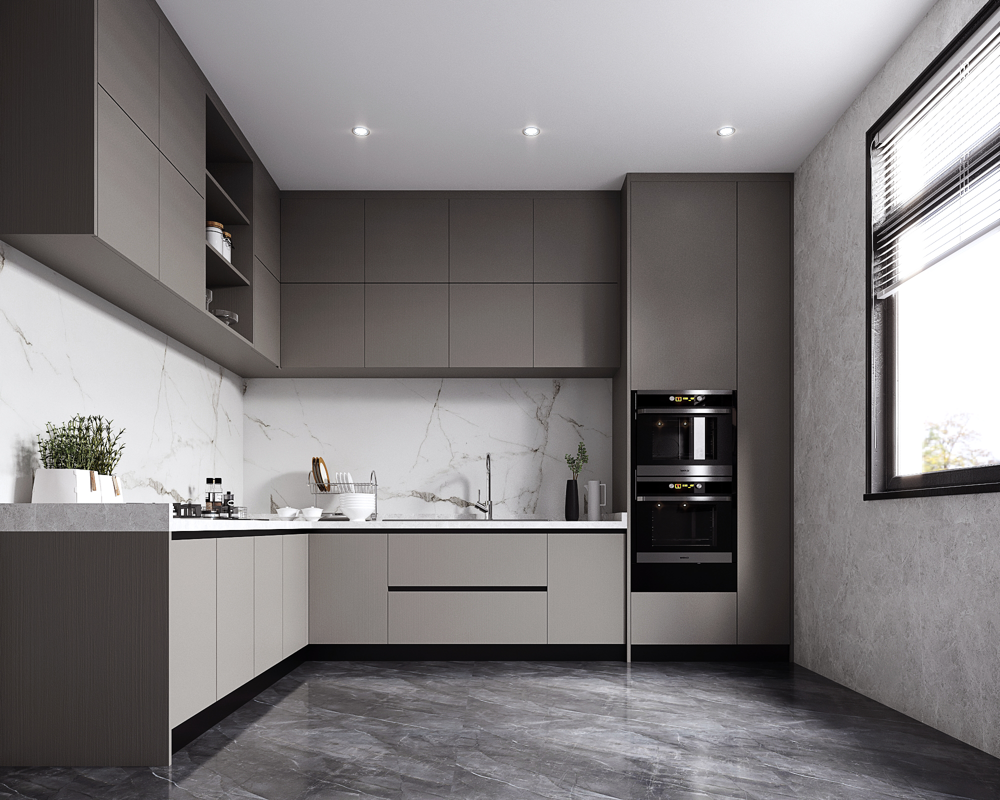 一字型、l型、u型、双一字、开放式,哪种厨房更适合你家