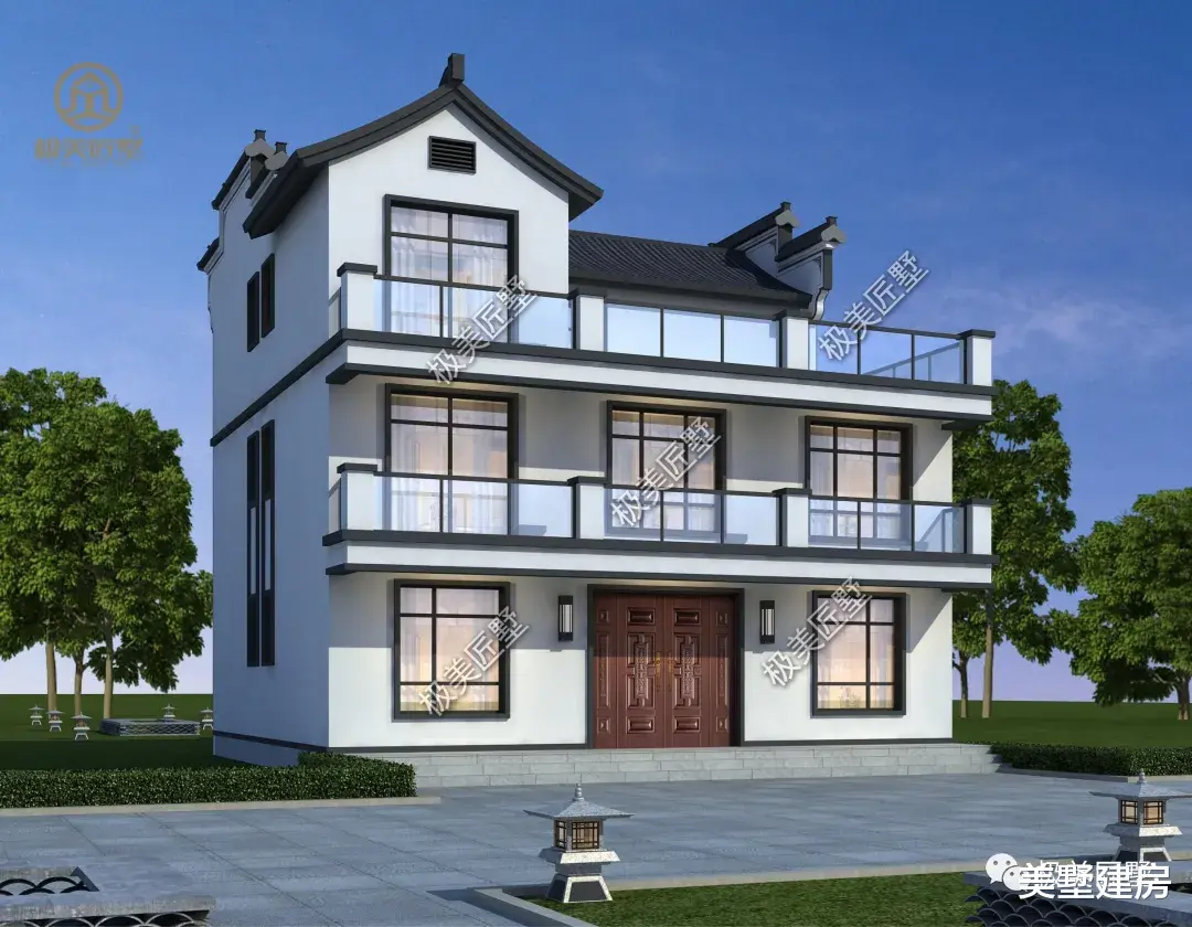 经典徽派风格别墅，耐看实用不易过时！