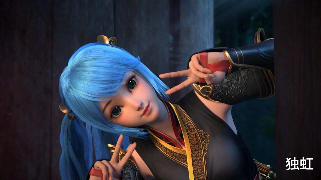 |动漫里的蓝发少女，如果真爱有颜色，那么肯定是蓝色！