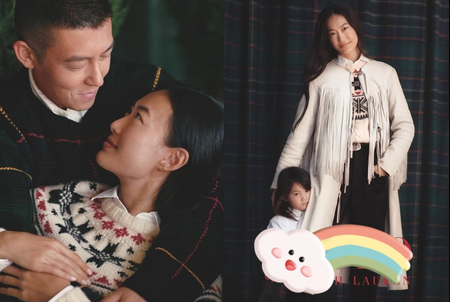 陈冠希|陈冠希女儿和保姆的儿子合影,两人青梅竹马,相互依偎cp感十足