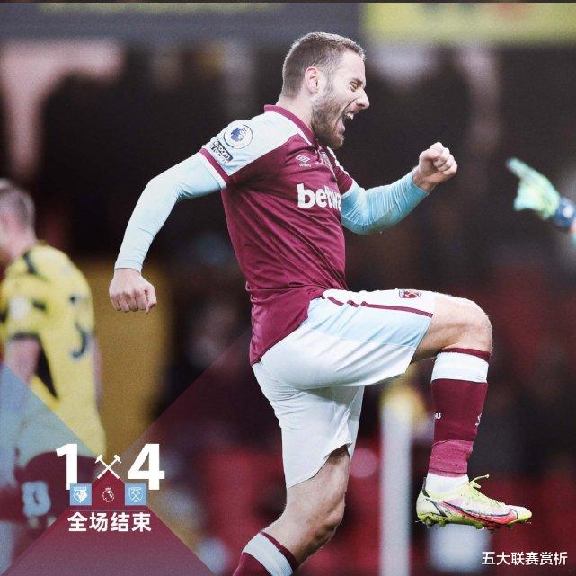 西汉姆联|4-1！英超3亿黑马大爆发，力压曼联排名第5，或冲击欧冠