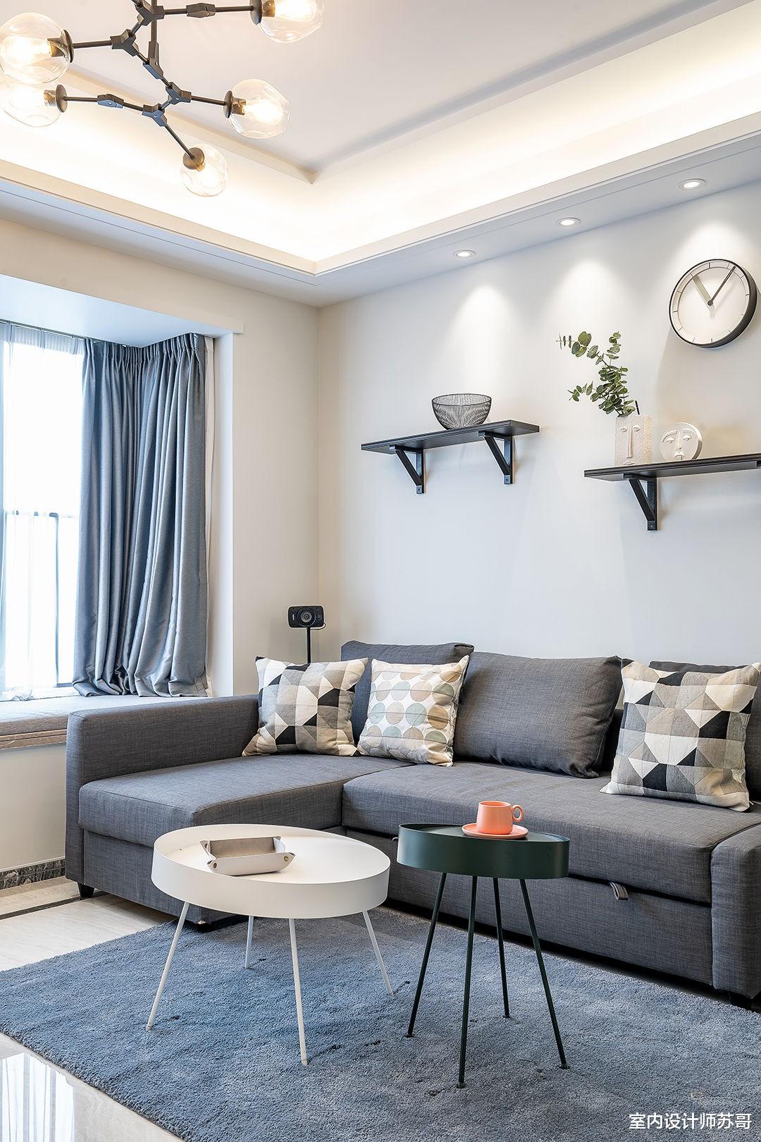 85平的北欧家装，一个精装的小家，享受浪漫的慢生活