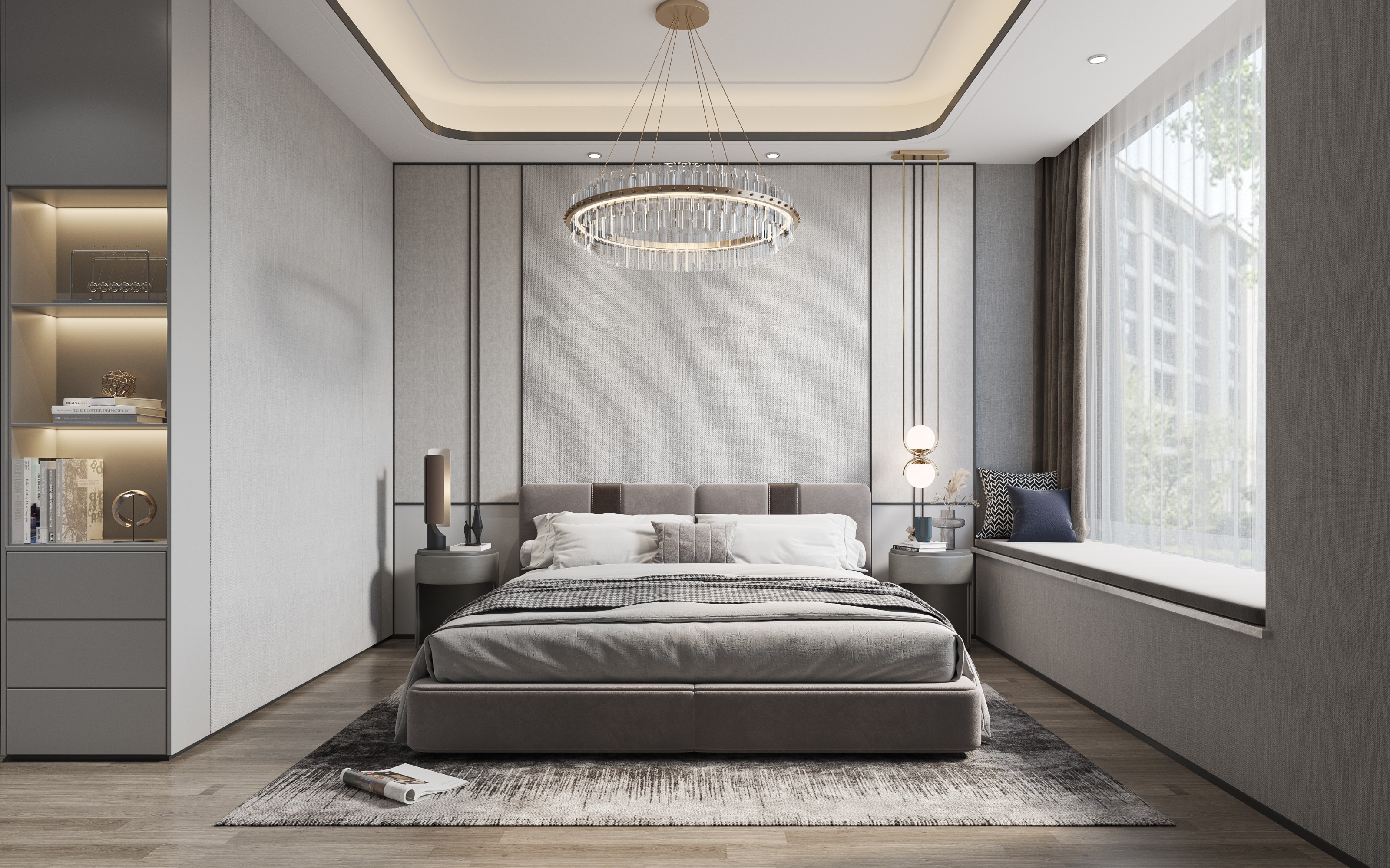 160m2新中式风格大平层,理想的时代宜居住宅。