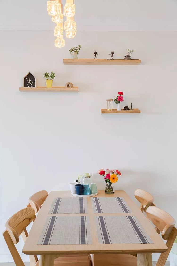 |112平北欧风，进门一个大的储物柜，真是太实用了！