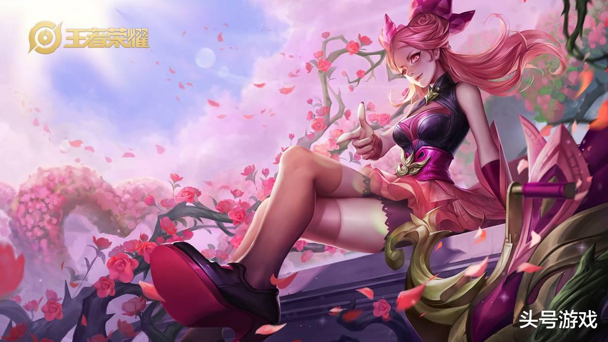 典韦|蔷薇恋人新版海报曝光,长马尾大长腿爱了,沈梦溪中秋节皮肤亮相