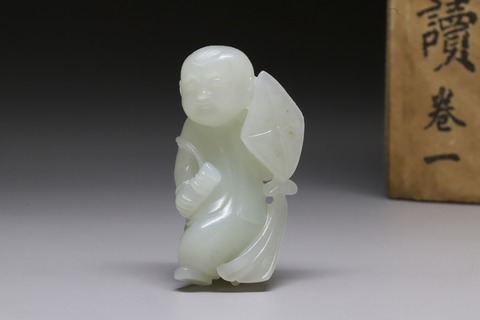 和田玉籽料|和田玉籽料“风筝童子”