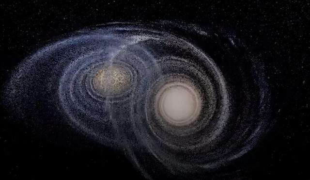 仙女座星系和银河系已经开始融合?太阳系未来的命运会怎么样?