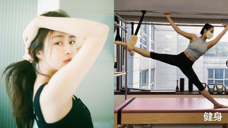 姜素拉|31岁姜素拉产后首晒健身美照，身材纤细，腹肌鲜明
