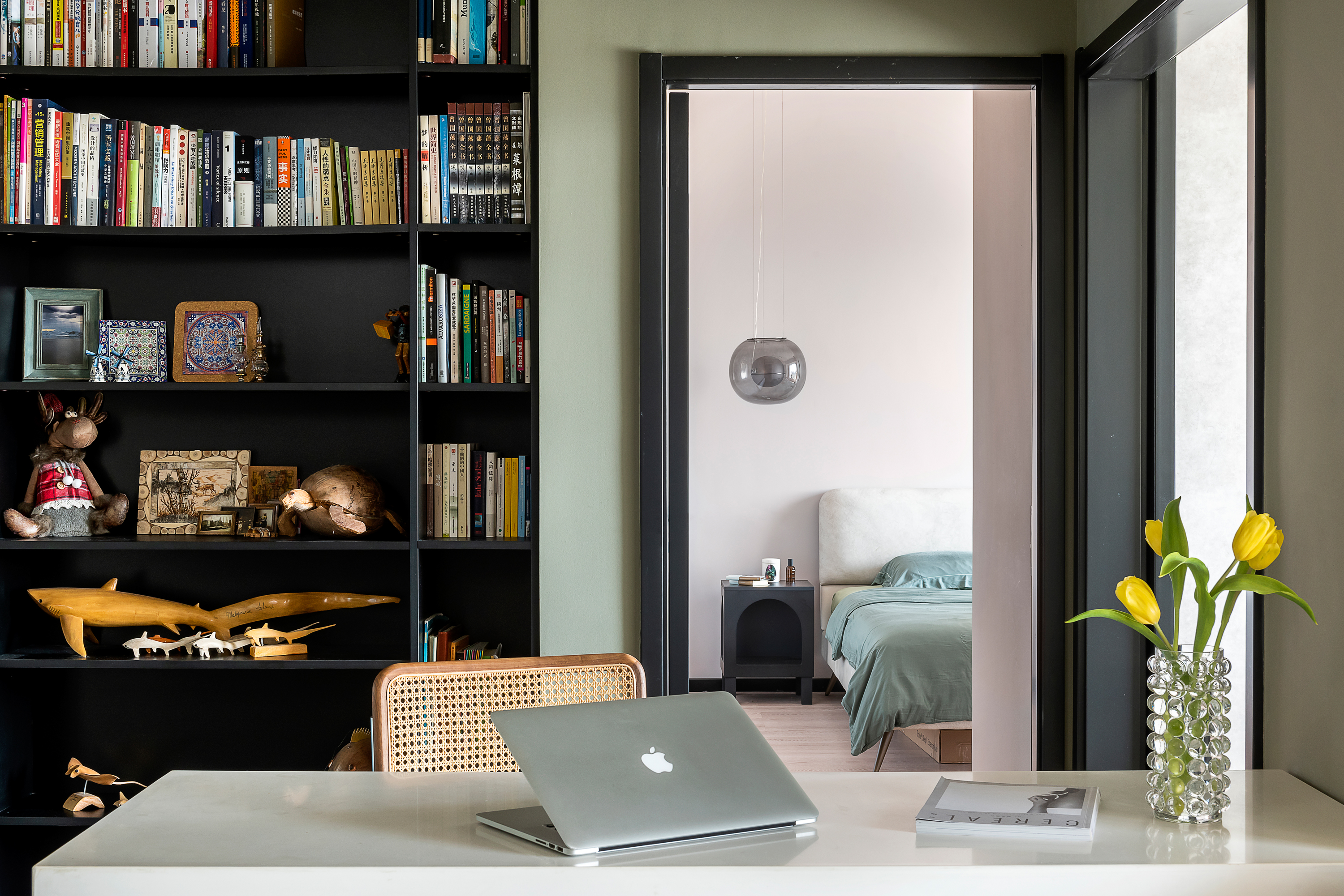 |99㎡个性北欧风，气质稳重，氛围轻松，不错的居家休闲空间