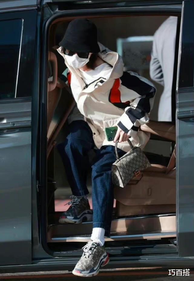 章子怡|倪妮在机场办起了“时装秀”，独特的保暖造型，让人大开眼界