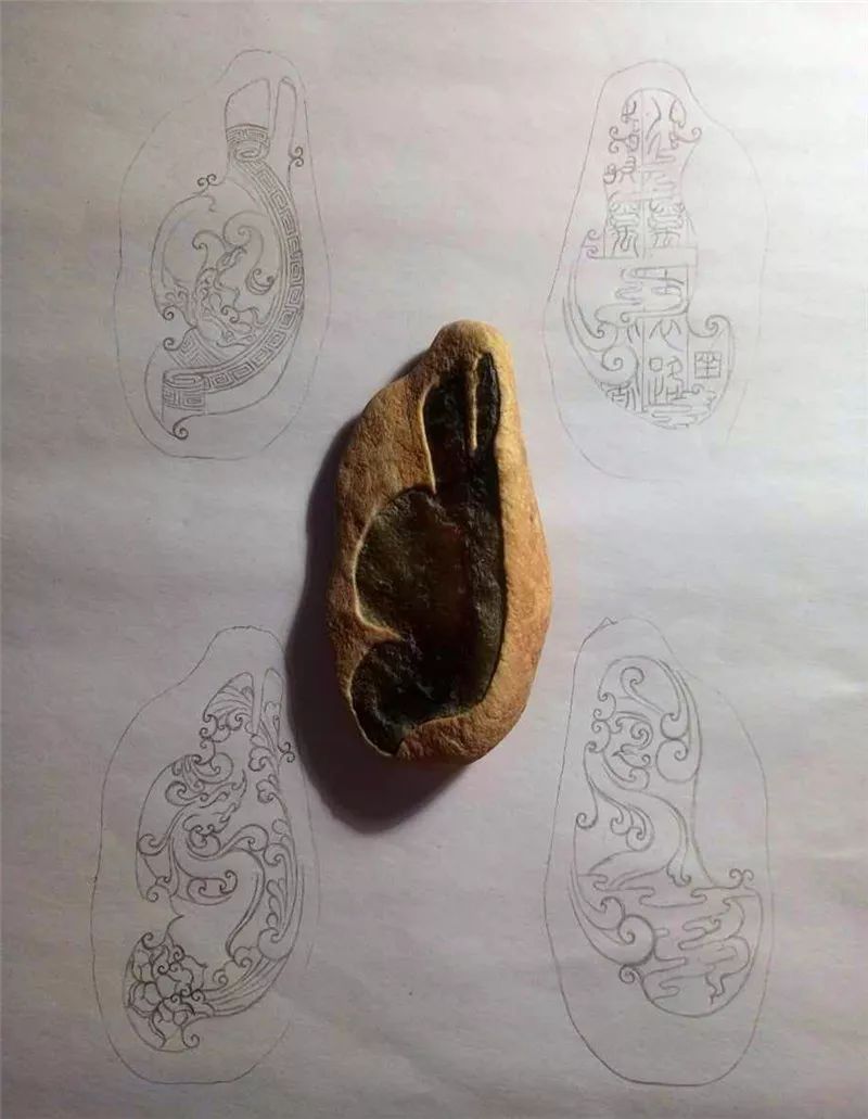 雕刻|夜市溜达淘的一块黄翡原石，整体雕刻极致之美！