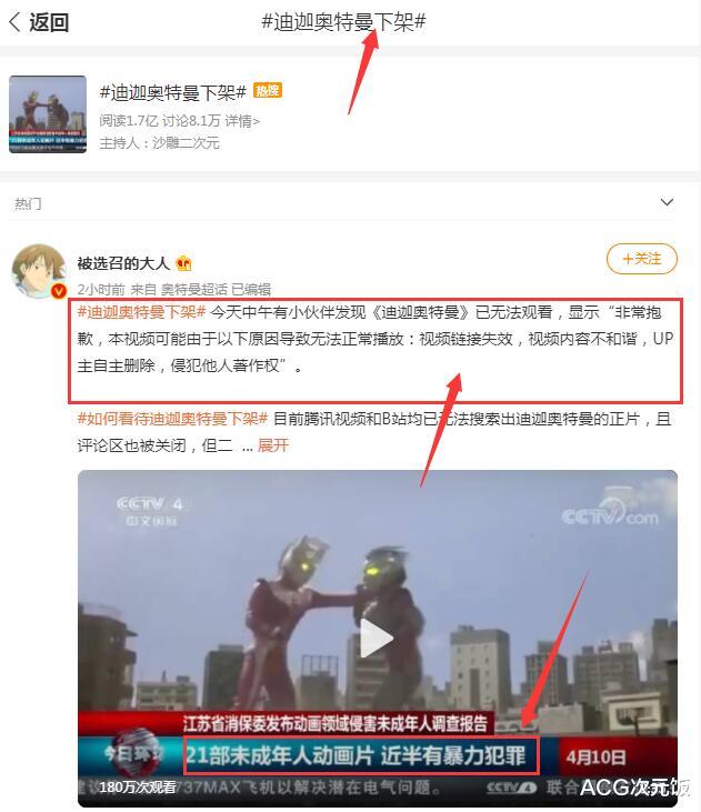 迪迦·奥特曼|多平台下架迪迦奥特曼，根据问题名单，柯南斗罗大陆也要遭遇？