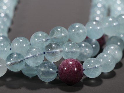 盲盒|回流 海蓝宝108佛珠。