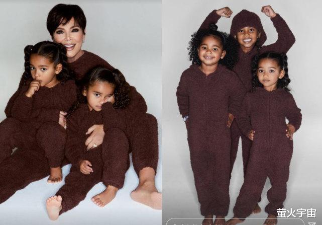 金·卡戴珊|金·卡戴珊晒全家福，3岁芝加哥越发出众，鲜肉男友未被允许见孩子