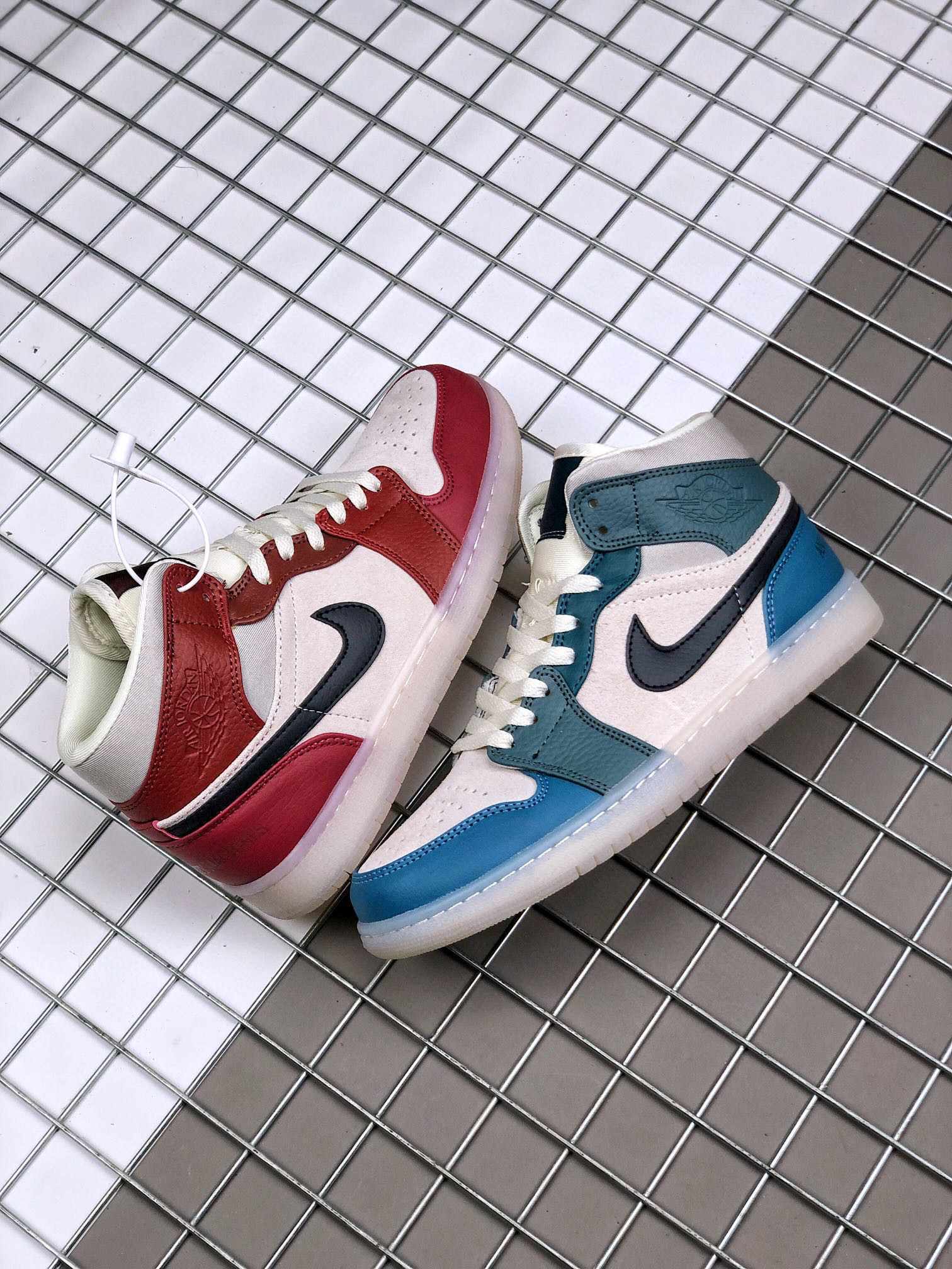 莆田鞋匠 Air Jordan 1 Mid “Anti-Gravity Machines”鸳鸯果冻