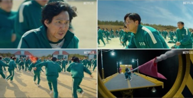 鱿鱼游戏|韩剧《鱿鱼游戏》首次登上全球Netflix榜首
