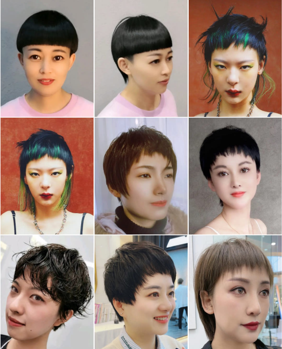 发型 十月流行剪烫染发型集锦100多款，让你一次看过瘾，赶快收藏