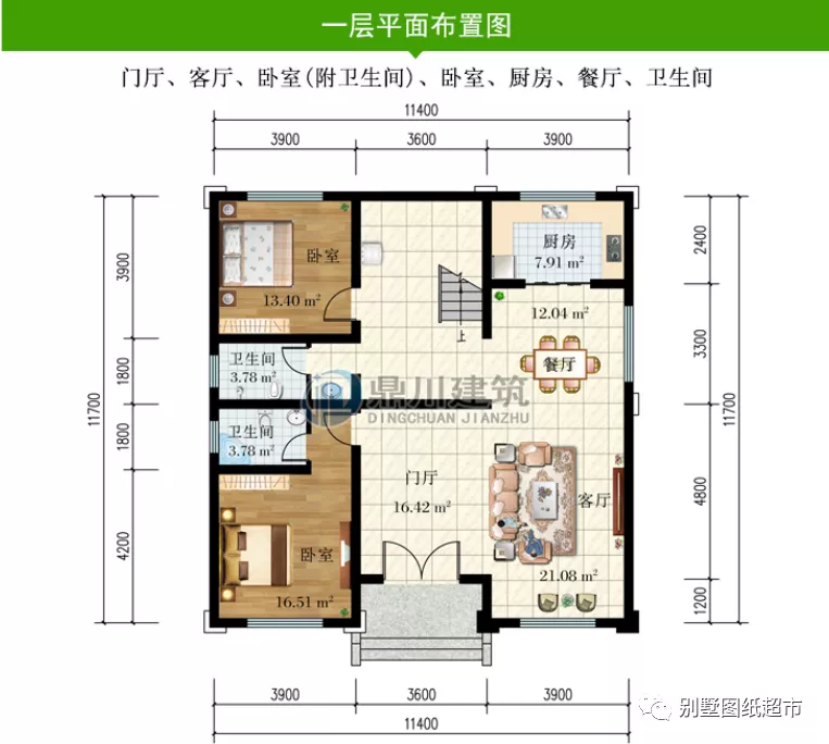 5款经典耐看平屋顶农村别墅,建房的好选择,南方北方都争着建