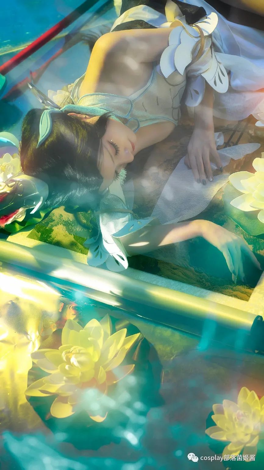 |cos：王者荣耀大乔·白鹤梁神女cos正片@逆光