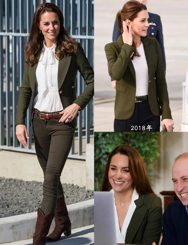 衬衫|凯特威廉罕合体！王妃难得穿深v衬衫秀性感，威廉秃顶严重太显老