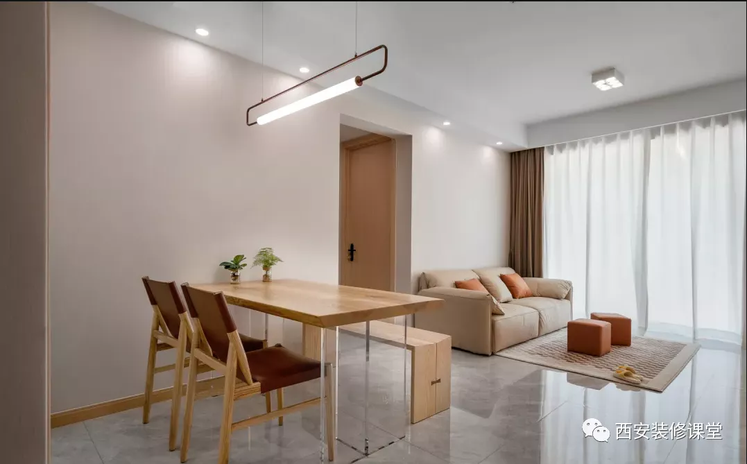 115㎡三室纯南户型，打造原木清新家