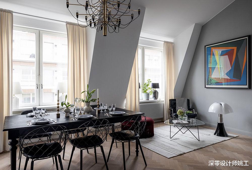 小情侣110㎡现代复式，整屋灰色打造简约风，自带大气感！