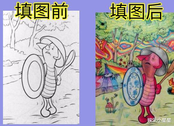 娱乐小星星|给动漫角色上色后对比，太惊艳了吧，不过画风明显不对劲！