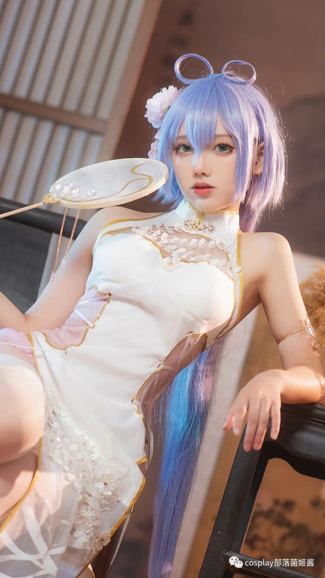 洛天依|cos：旗袍洛天依cos正片@阿璇学妹