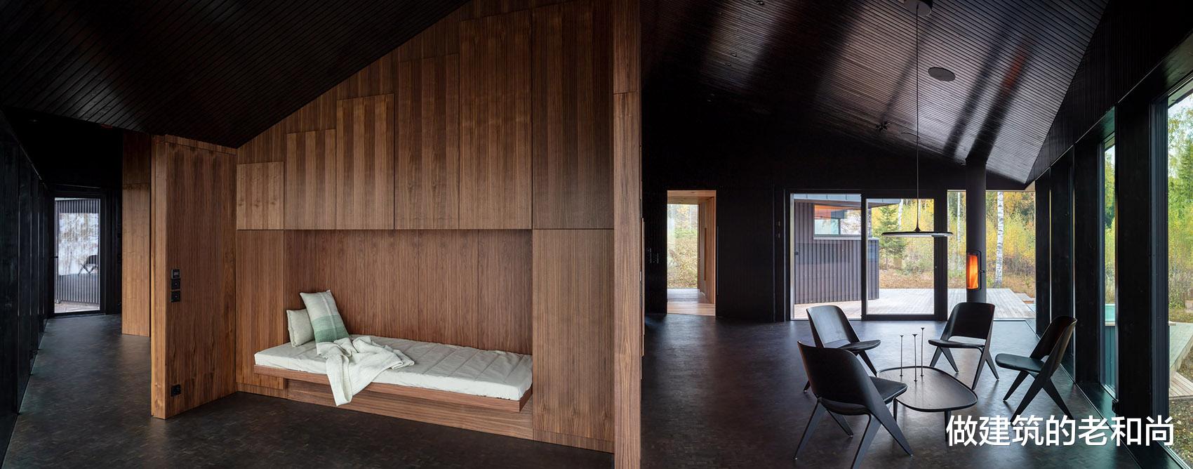 建筑设计|向湖而生的住宅:场地拥有的自然美景,少不了大落地玻璃窗