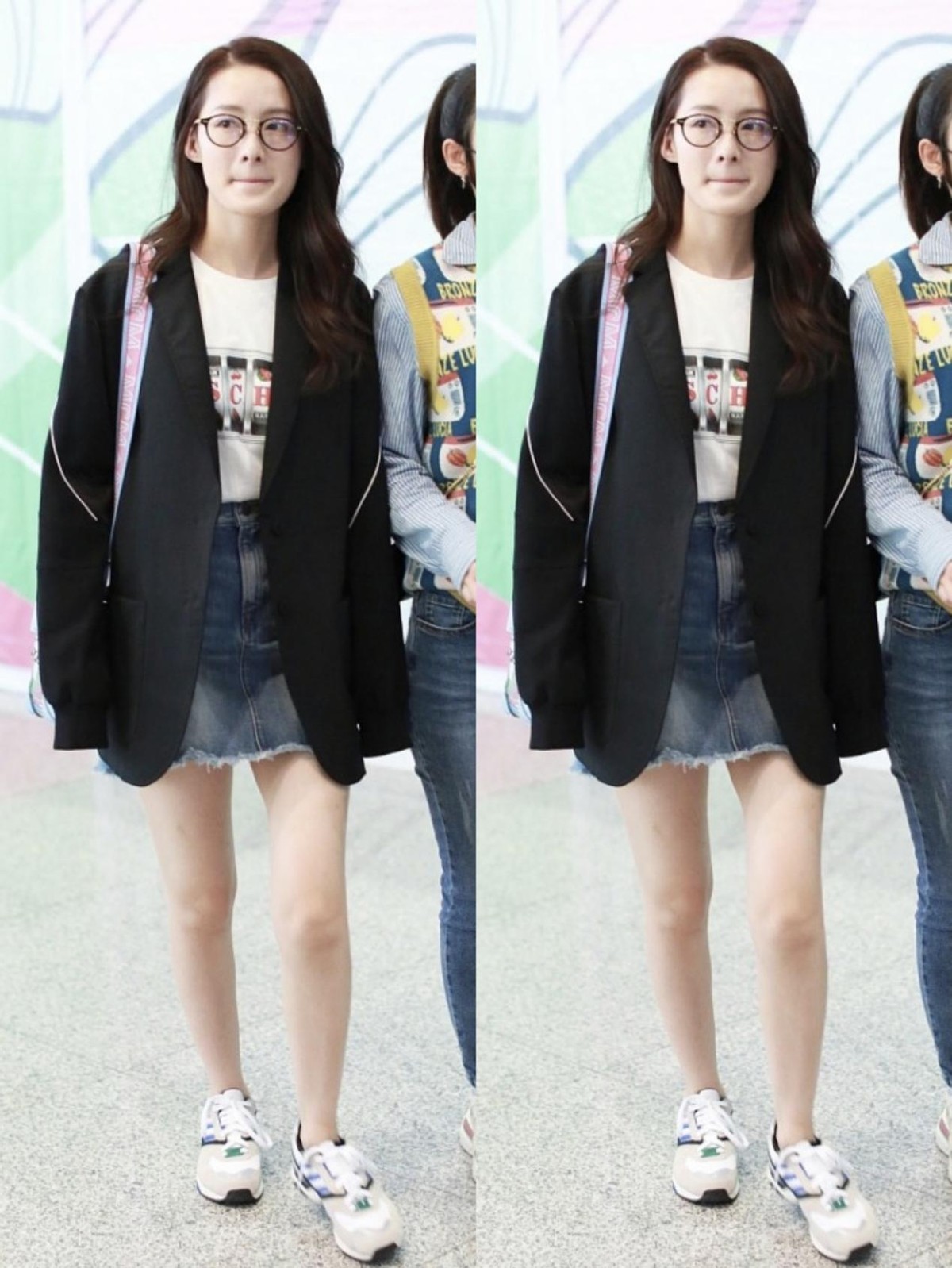 郝蕾|李沁私下里真够文艺的，穿西装戴黑框眼镜，有种“老师范儿”