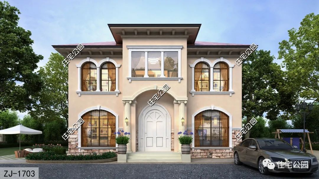 5卧2厅，舒适大气，11×10米秀丽二层别墅