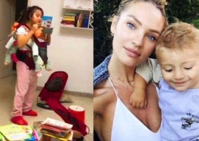 全能辣妈plus|中国妈妈累成狗？一组中外宝妈带娃对比图火了，看完太扎心