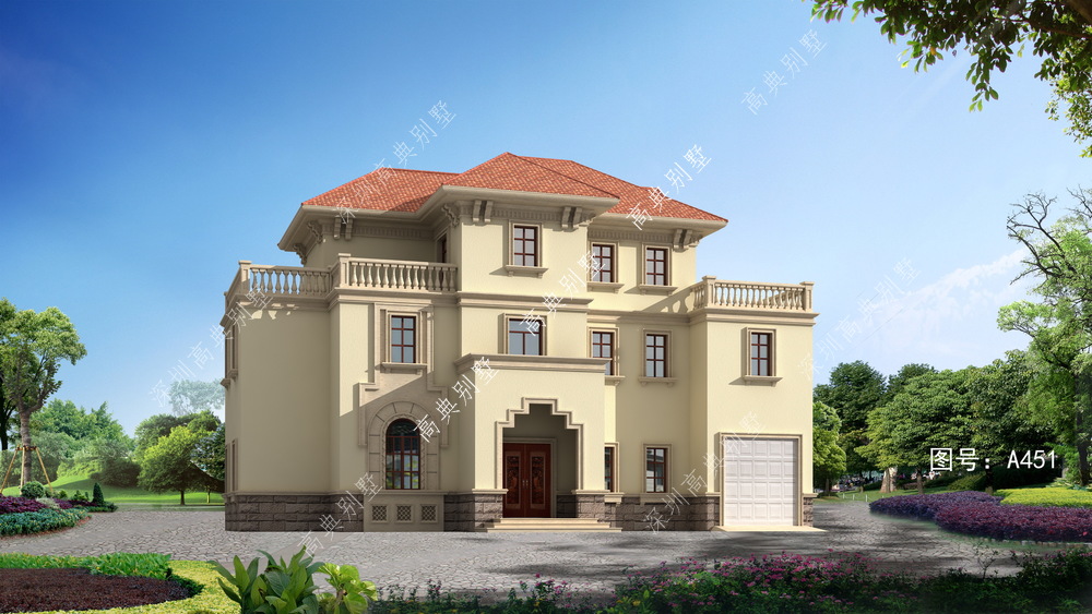 大气的欧式别墅设计,在农村别墅中相当抢眼,居住舒适无疑。