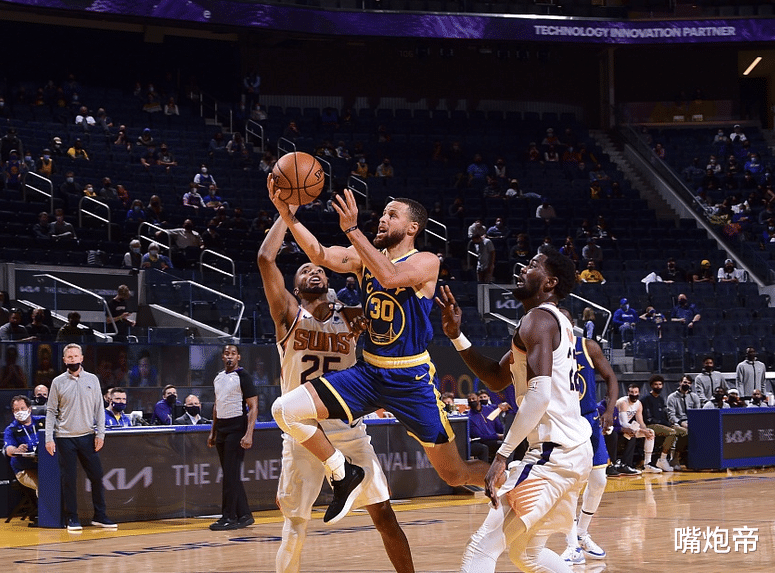 勇士队|3人包夹5人关注!69分三巨头拯救11中1库里,勇士或压哨挤掉詹皇