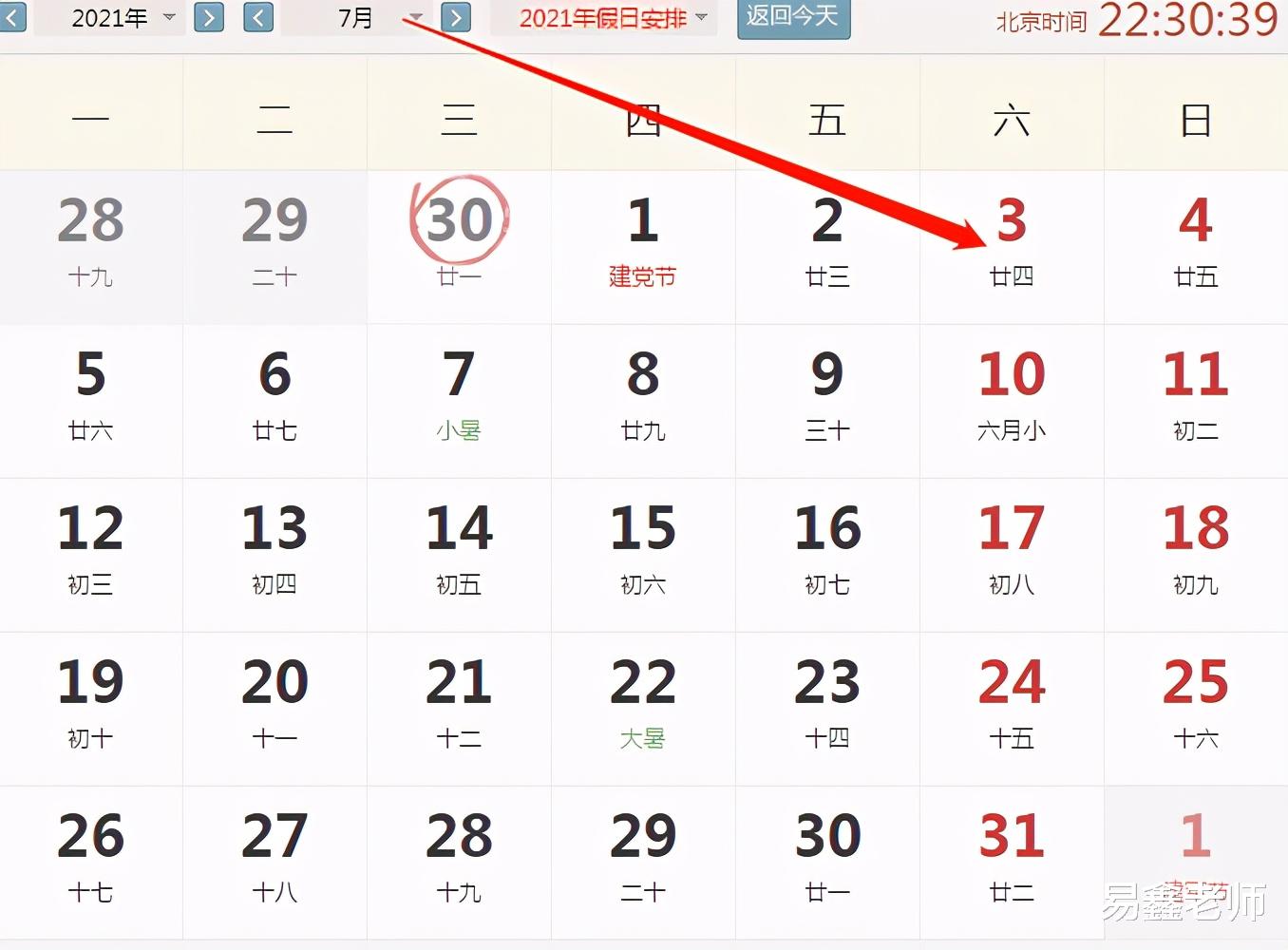 易鑫老师|2021年7月3运势冲马，合牛。财神西北，三煞正南。