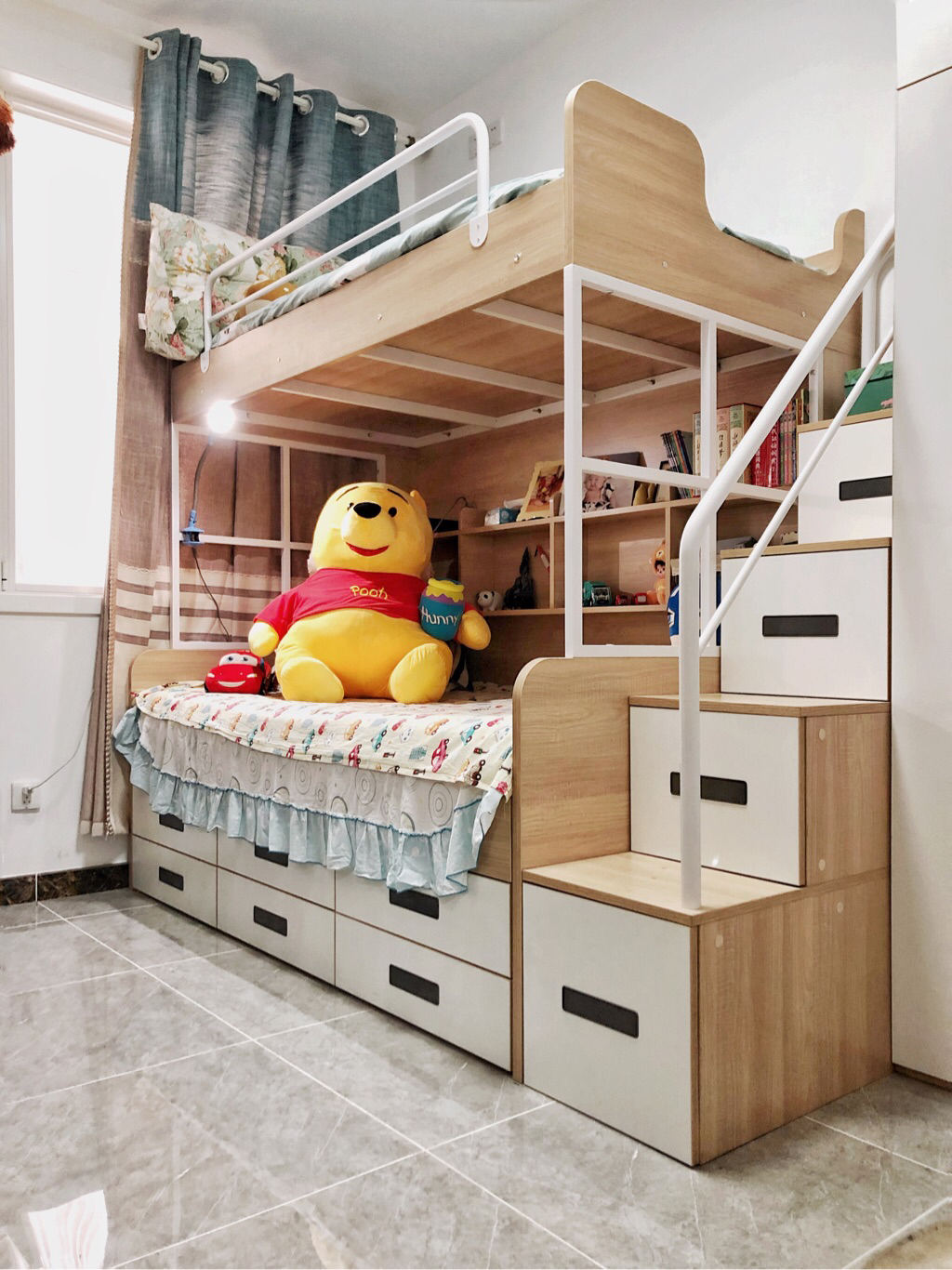 姐姐|37㎡简约一居，合理规划榨干每寸空间，住下一家四口不拥挤，跪服！