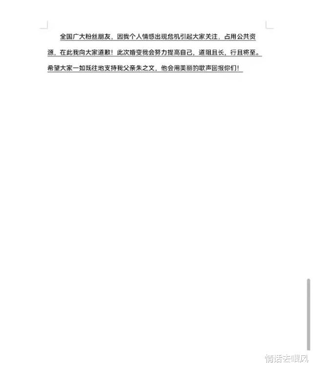 杨蓉|大衣哥儿子朱单伟发离婚声明,撕开伤疤,揭穿陈亚男“真面目”