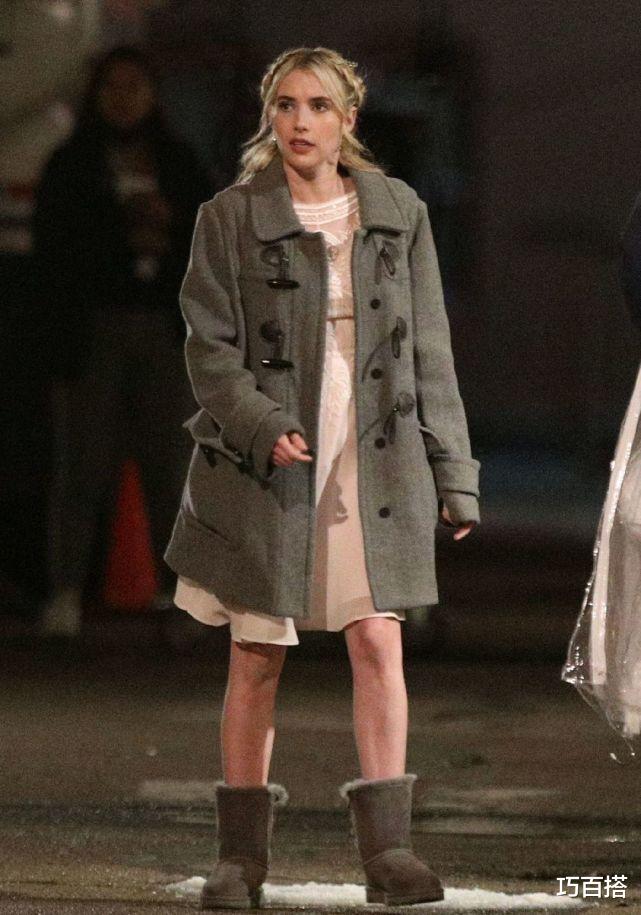 巧百搭 艾玛罗伯茨太会穿衣了,孕期期间的穿搭,现在穿出门依然很有魅力