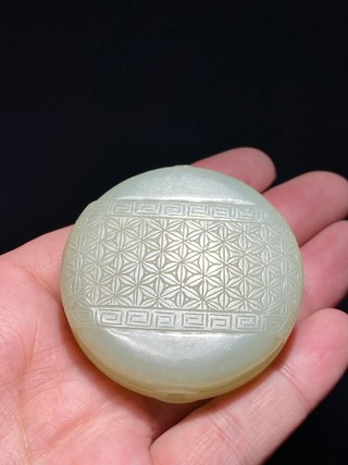 和田玉籽料|清 和田玉籽料 包袱纹 水盂 琴炉