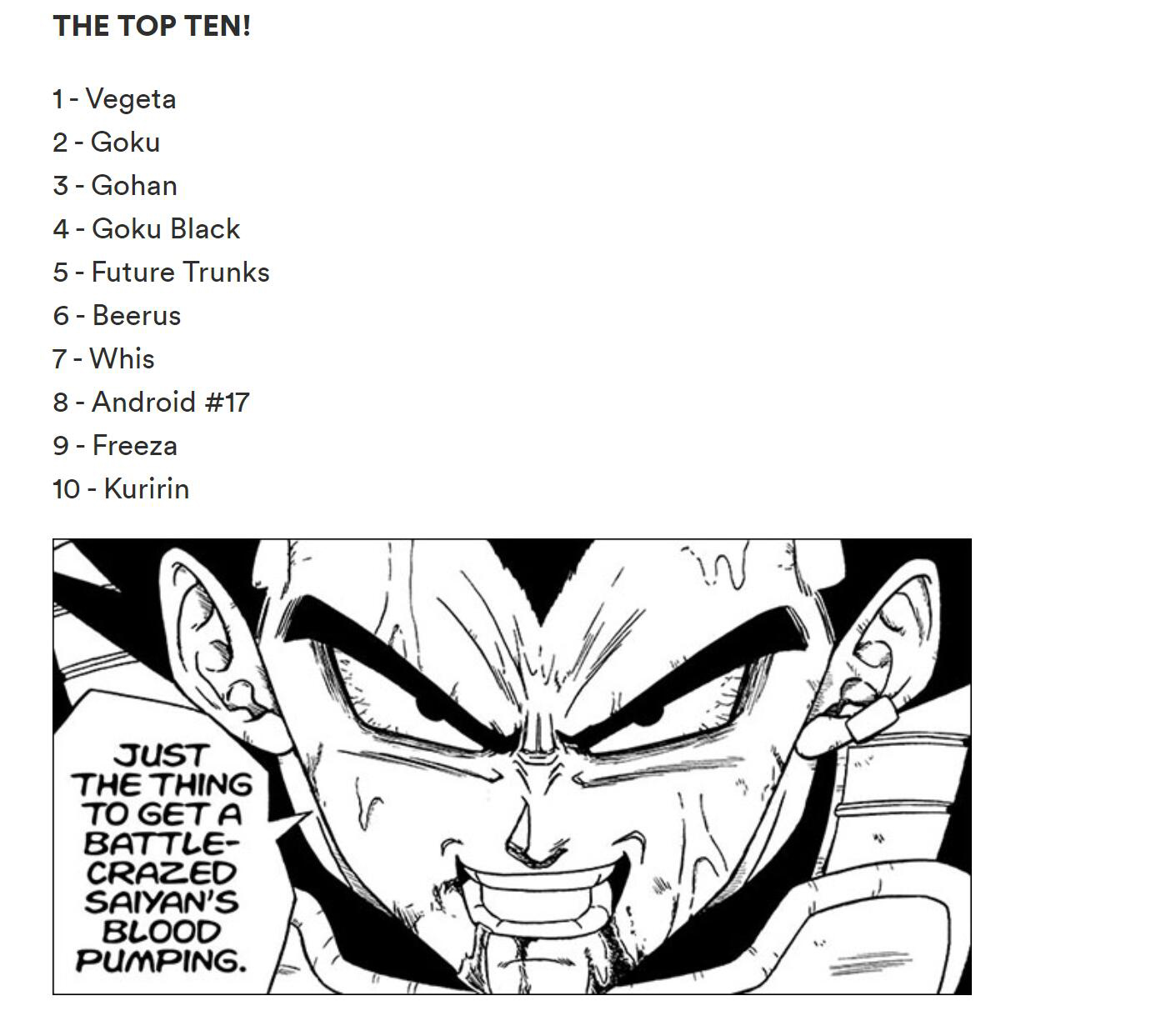 龙珠超|龙珠超，日漫发行商评选最受欢迎的角色TOP 25，前三都是赛亚人