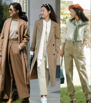 潮流搭配菌 卡其色怎么穿才好看？学会这几招搭配技巧，时髦保暖又高级