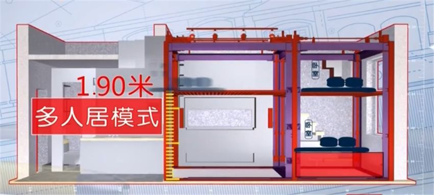 23㎡公寓有7居室，卫生间塞下浴缸？这对小俩口的家也太绝了