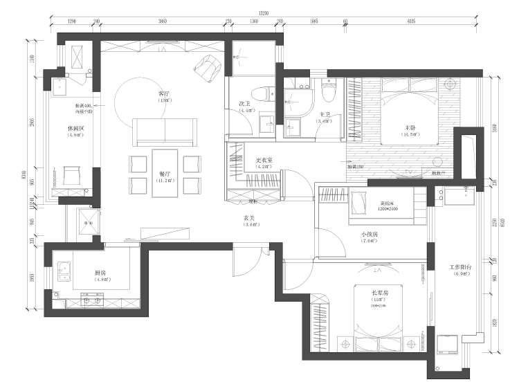 设计师|日式原木风的新家装修，用设计弥补户型的缺陷，打破结构的限制