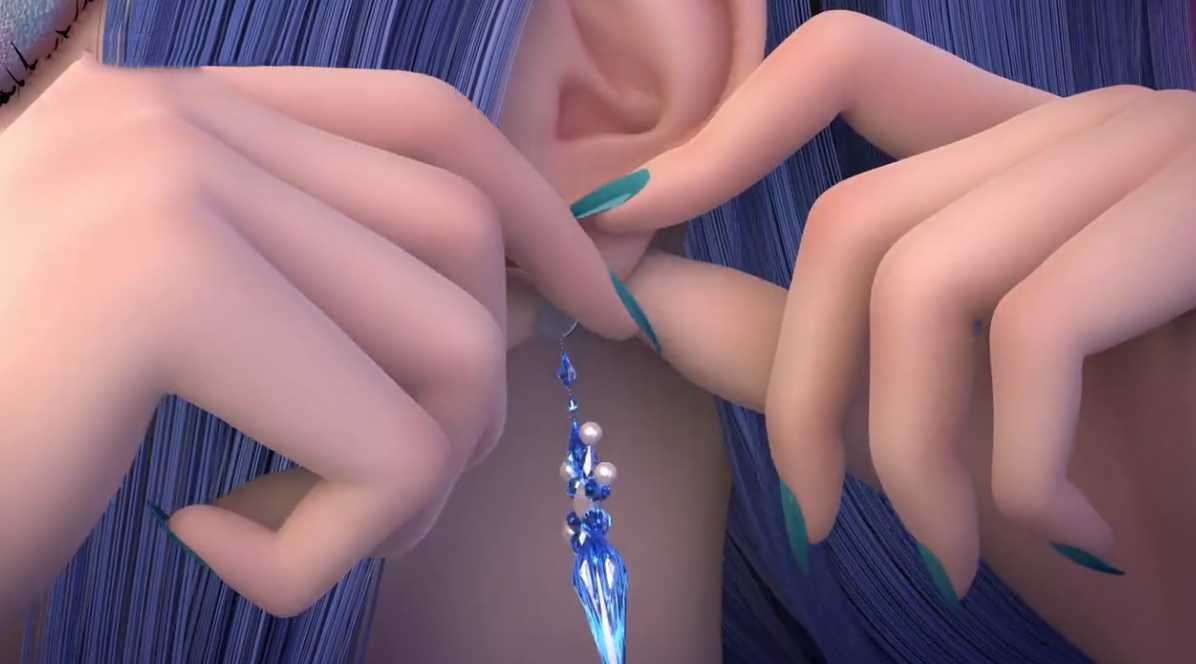 冰公主|叶罗丽中不易模仿的动作，冰公主戴耳饰，茉莉吃糖的手势有点难