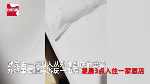 舜网 男子出差住酒店深夜有东西在脸上爬，开灯一看瞬间发麻